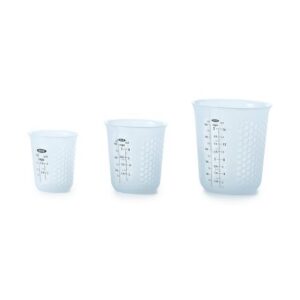 Set x3 vasos medidores de silicona