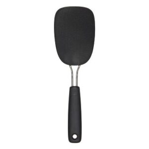 Espátula de nylon para teflón grande negra