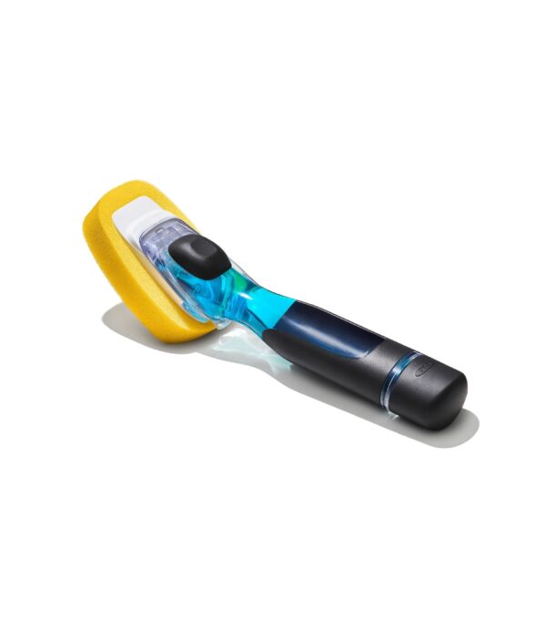 Limpiador de platos con dispenser de jabón