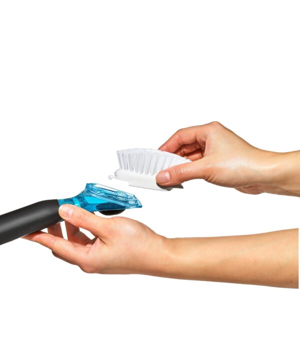 Set de cepillos para platos con dispensador de jabón - Imagen 3