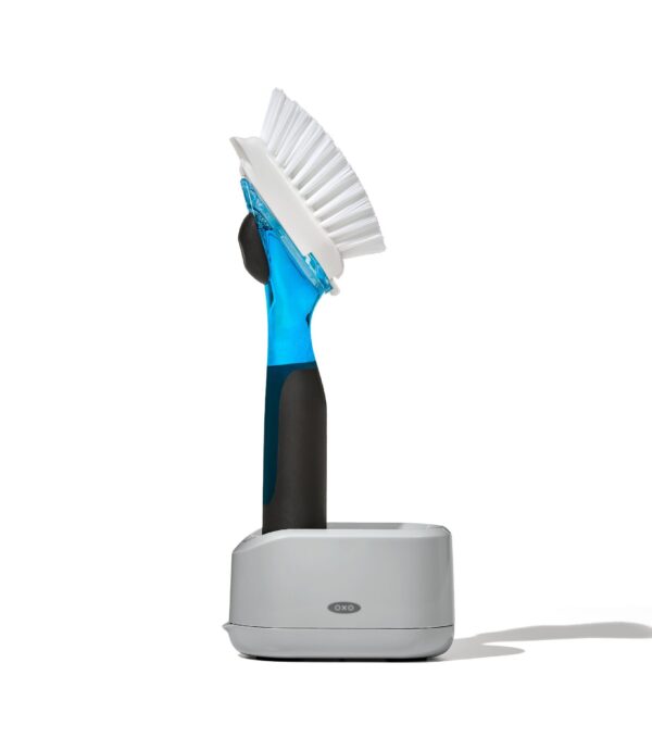 Set de cepillos para platos con dispensador de jabón