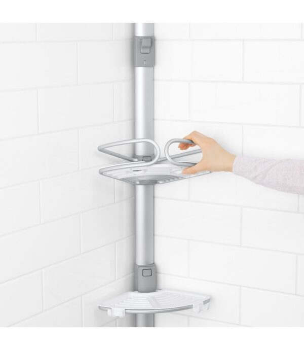 Organizador de ducha extensible de aluminio - Imagen 2