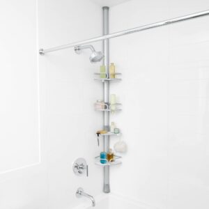 Organizador de ducha extensible de aluminio