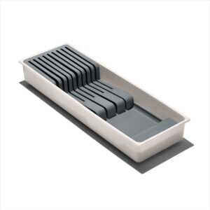 Organizador compacto de cajones para cuchillos