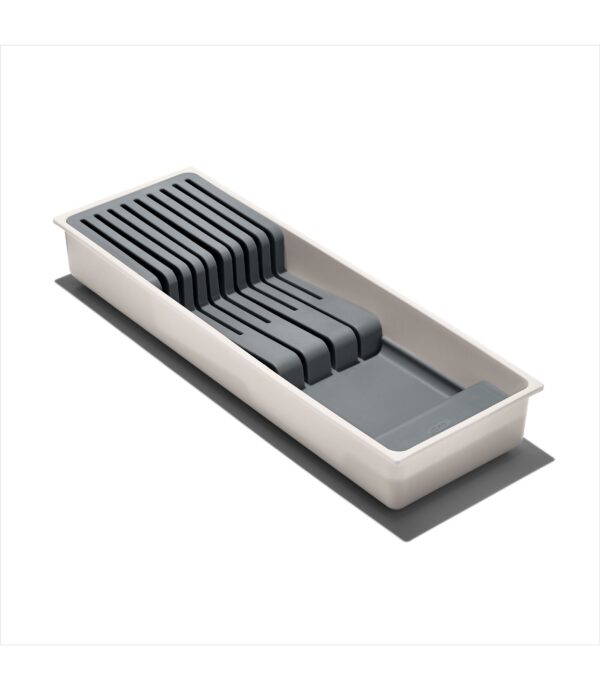 Organizador compacto de cajones para cuchillos