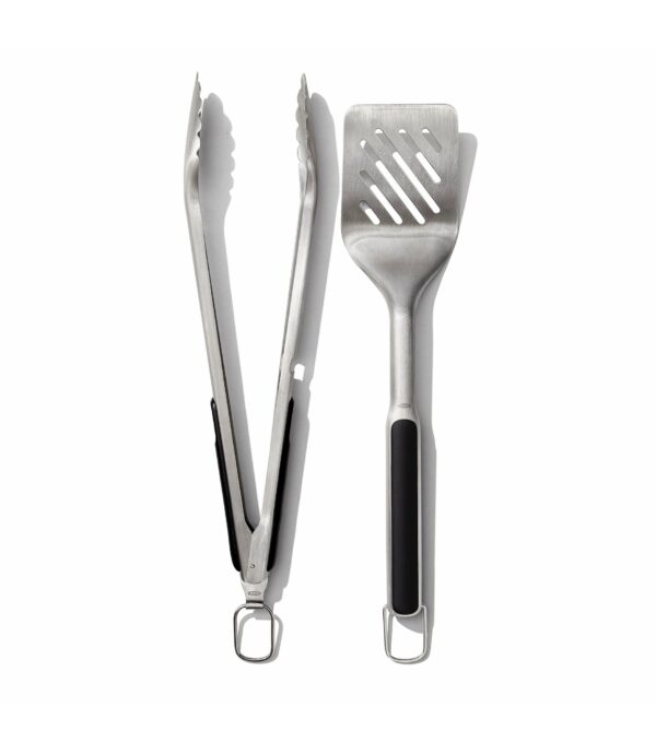 Set parrillero OXO pinza y espátula