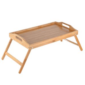 Mesa plegable de bambú