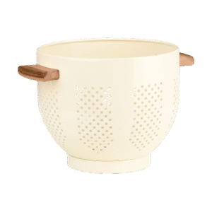 Colador 22cm color marfil