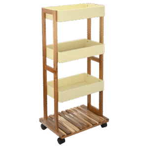 Organizador 4 estantes color marfil