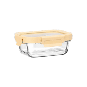 Hermético de vidrio con tapa de plástico 370ml